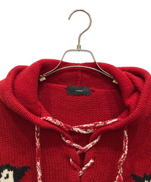 ALANUI（アラヌイ）ALANUI (アラヌイ) フォーザラブオブペンギンズフーディー レッド サイズ:SIZE XSの古着・服飾アイテム