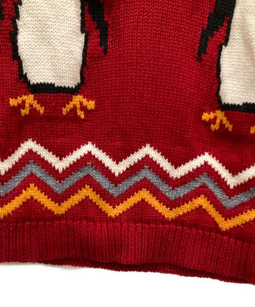 ALANUI（アラヌイ）ALANUI (アラヌイ) フォーザラブオブペンギンズフーディー レッド サイズ:SIZE XSの古着・服飾アイテム