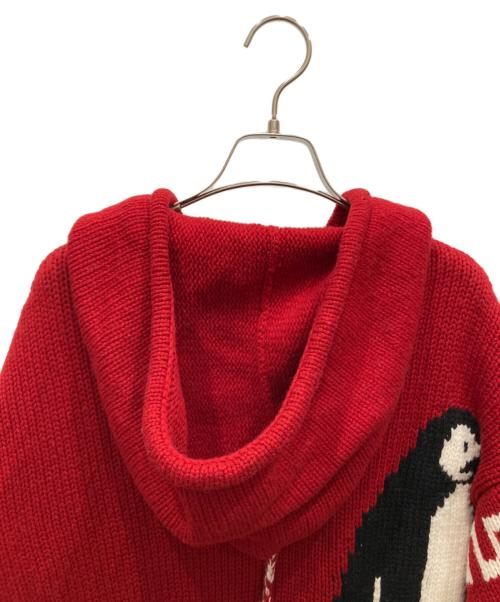 ALANUI（アラヌイ）ALANUI (アラヌイ) フォーザラブオブペンギンズフーディー レッド サイズ:SIZE XSの古着・服飾アイテム