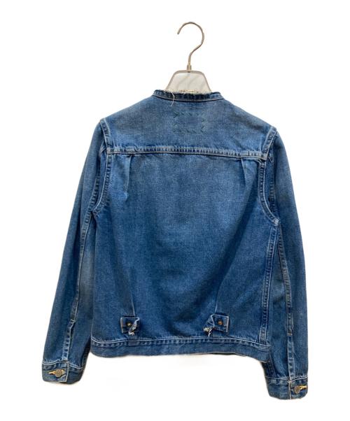 R.H.Vintage（ロンハーマン・ヴィンテージ）R.H.Vintage (ロンハーマン・ヴィンテージ) ノーカラーデニムジャケット インディゴ サイズ:SIZE XSの古着・服飾アイテム