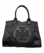 TORY BURCHトリーバーチ）の古着「パテントレザートートバッグ」｜ブラック