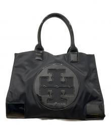 TORY BURCH（トリーバーチ）の古着「パテントレザートートバッグ」｜ブラック