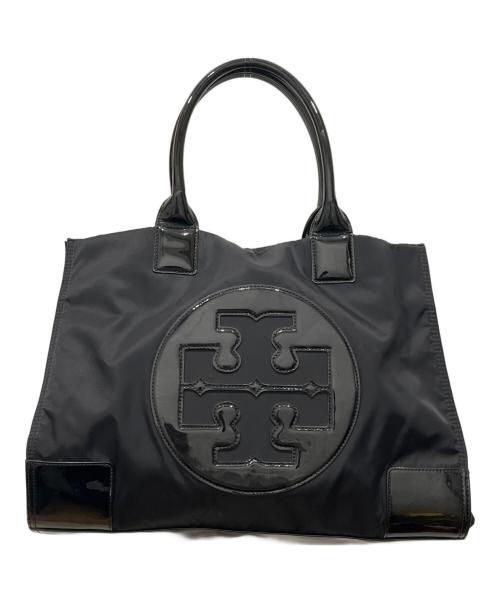 TORY BURCH（トリーバーチ）TORY BURCH (トリーバーチ) パテントレザートートバッグ ブラックの古着・服飾アイテム