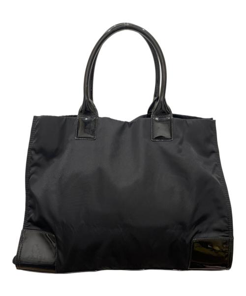 TORY BURCH（トリーバーチ）TORY BURCH (トリーバーチ) パテントレザートートバッグ ブラックの古着・服飾アイテム