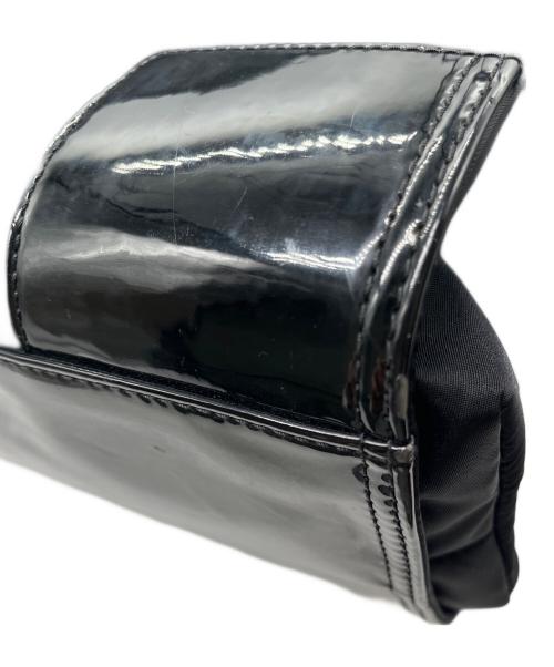 TORY BURCH（トリーバーチ）TORY BURCH (トリーバーチ) パテントレザートートバッグ ブラックの古着・服飾アイテム