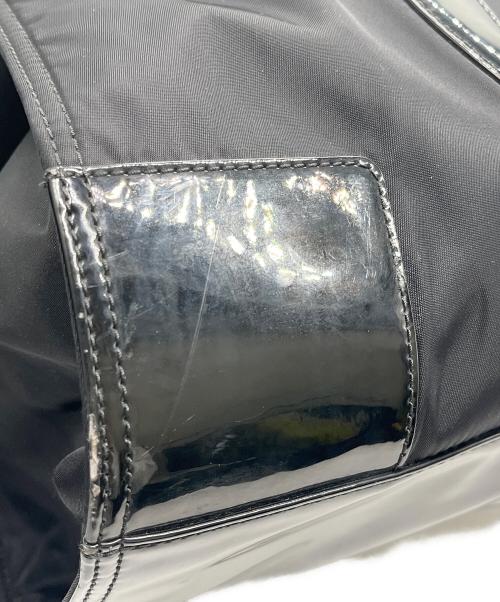 TORY BURCH（トリーバーチ）TORY BURCH (トリーバーチ) パテントレザートートバッグ ブラックの古着・服飾アイテム