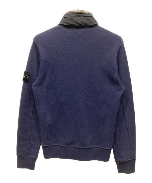 STONE ISLAND（ストーンアイランド）STONE ISLAND (ストーンアイランド) FULL OPEN SWEAT BLOUSON ブルー サイズ:SIZE Sの古着・服飾アイテム
