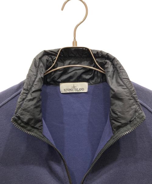 STONE ISLAND（ストーンアイランド）STONE ISLAND (ストーンアイランド) FULL OPEN SWEAT BLOUSON ブルー サイズ:SIZE Sの古着・服飾アイテム