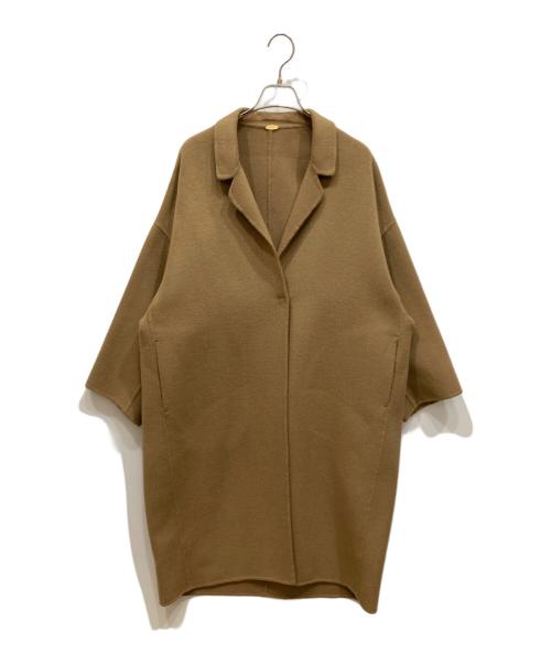 MUSE de Deuxieme Classe（ミューズ ドゥーズィエム クラス）MUSE de Deuxieme Classe (ミューズ ドゥーズィエム クラス) ウールアンゴラリバーコート ベージュ サイズ:不明の古着・服飾アイテム