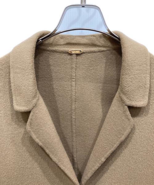MUSE de Deuxieme Classe（ミューズ ドゥーズィエム クラス）MUSE de Deuxieme Classe (ミューズ ドゥーズィエム クラス) ウールアンゴラリバーコート ベージュ サイズ:不明の古着・服飾アイテム