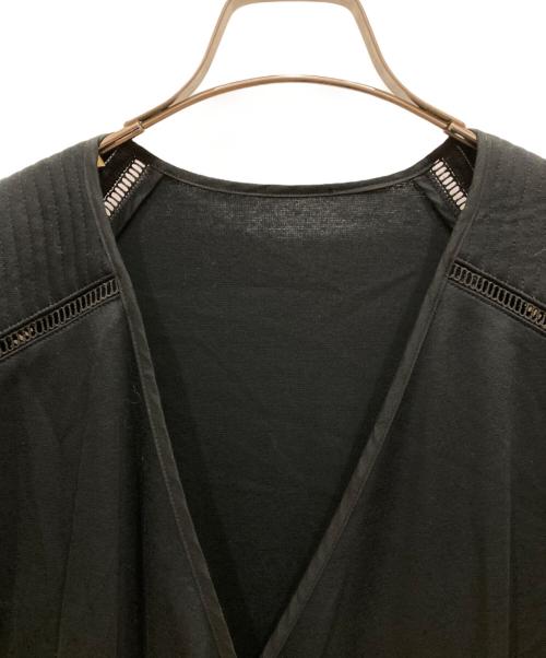 BORDERS at BALCONY（ボーダーズアットバルコニー）BORDERS AT BALCONY (ボーダーズアットバルコニー) バレリーナマキシワンピース ブラック サイズ:SIZE 36の古着・服飾アイテム