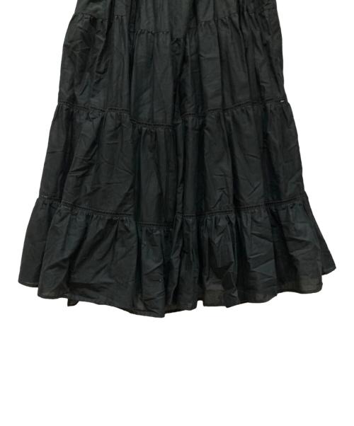 BORDERS at BALCONY（ボーダーズアットバルコニー）BORDERS AT BALCONY (ボーダーズアットバルコニー) バレリーナマキシワンピース ブラック サイズ:SIZE 36の古着・服飾アイテム