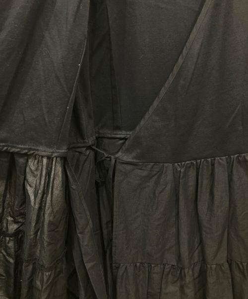 BORDERS at BALCONY（ボーダーズアットバルコニー）BORDERS AT BALCONY (ボーダーズアットバルコニー) バレリーナマキシワンピース ブラック サイズ:SIZE 36の古着・服飾アイテム