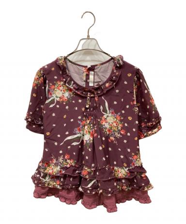 中古・古着通販】PINK HOUSE (ピンクハウス) 半袖花柄ブーケプリント