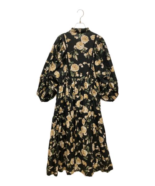 INGEBORG（インゲボルグ）INGEBORG (インゲボルグ) フレンチピオニーpt.ワンピース ブラック サイズ:不明の古着・服飾アイテム