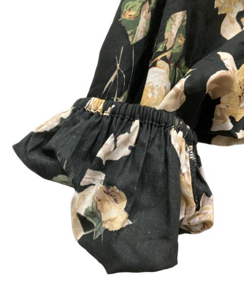 INGEBORG（インゲボルグ）INGEBORG (インゲボルグ) フレンチピオニーpt.ワンピース ブラック サイズ:不明の古着・服飾アイテム