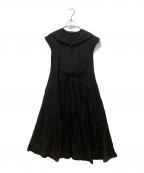 INGEBORGインゲボルグ）の古着「ノースリーブワンピース」｜ブラック