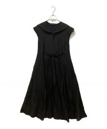 INGEBORG（インゲボルグ）の古着「ノースリーブワンピース」｜ブラック
