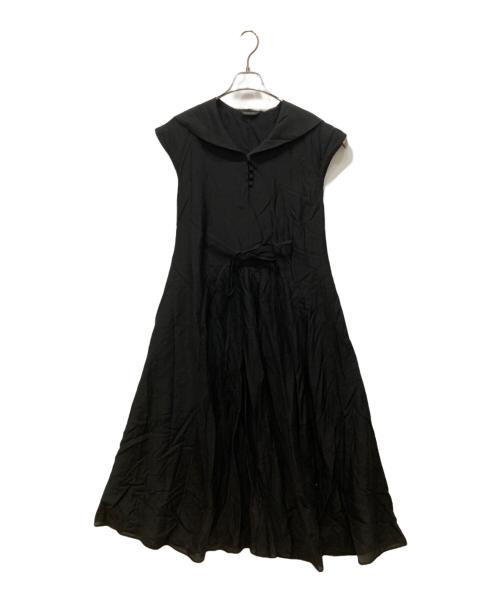 INGEBORG（インゲボルグ）INGEBORG (インゲボルグ) ノースリーブワンピース ブラック サイズ:不明の古着・服飾アイテム
