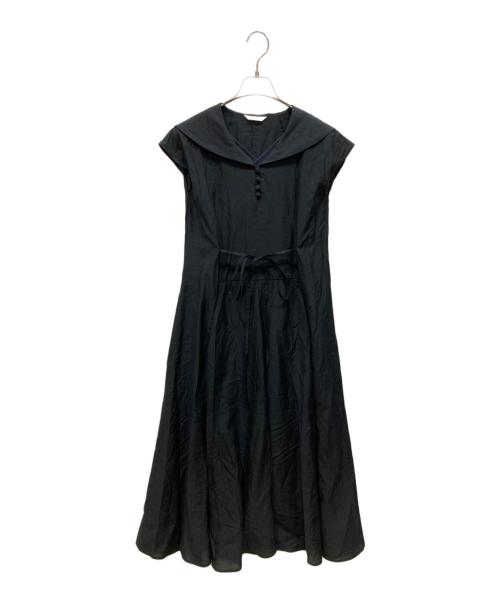 INGEBORG（インゲボルグ）INGEBORG (インゲボルグ) ノースリーブワンピース ブラック サイズ:不明の古着・服飾アイテム