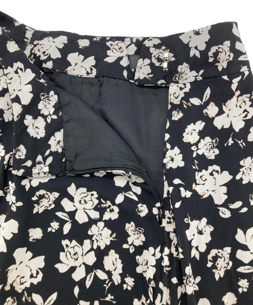 INGEBORG（インゲボルグ）INGEBORG (インゲボルグ) くちなし小紋pt.スカート ブラック サイズ:SIZE 3の古着・服飾アイテム