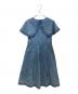 INGEBORG (インゲボルグ) スカラ刺繍ビックカラーワンピース インディゴ サイズ:SIZE 3：10000円