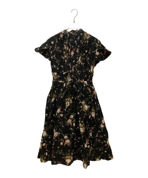 INGEBORG（インゲボルグ）INGEBORG (インゲボルグ) ボタニカルpt.ワンピース ブラック サイズ:不明の古着・服飾アイテム