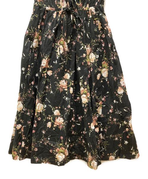 INGEBORG（インゲボルグ）INGEBORG (インゲボルグ) ボタニカルpt.ワンピース ブラック サイズ:不明の古着・服飾アイテム