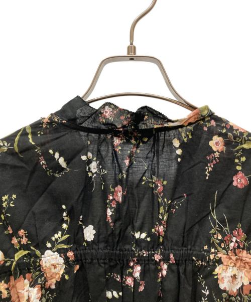 INGEBORG（インゲボルグ）INGEBORG (インゲボルグ) ボタニカルpt.ワンピース ブラック サイズ:不明の古着・服飾アイテム