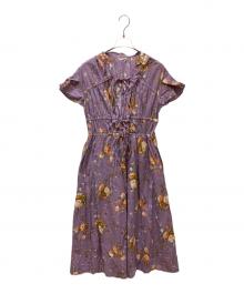 INGEBORG（インゲボルグ）の古着「ボタニカルpt.ワンピース」｜パープル