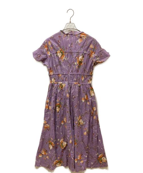INGEBORG（インゲボルグ）INGEBORG (インゲボルグ) ボタニカルpt.ワンピース パープル サイズ:不明の古着・服飾アイテム