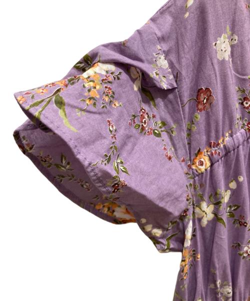 INGEBORG（インゲボルグ）INGEBORG (インゲボルグ) ボタニカルpt.ワンピース パープル サイズ:不明の古着・服飾アイテム