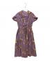 INGEBORG（インゲボルグ）の古着「ボタニカルpt.ワンピース」｜パープル