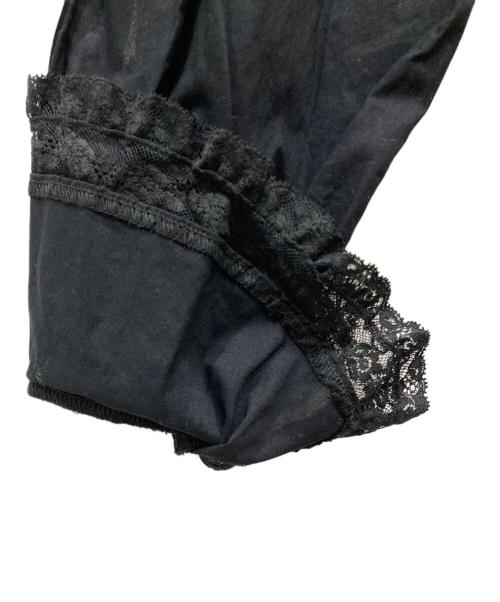 INGEBORG（インゲボルグ）INGEBORG (インゲボルグ) フランスレース使用ローンブラウス ブラック サイズ:不明の古着・服飾アイテム