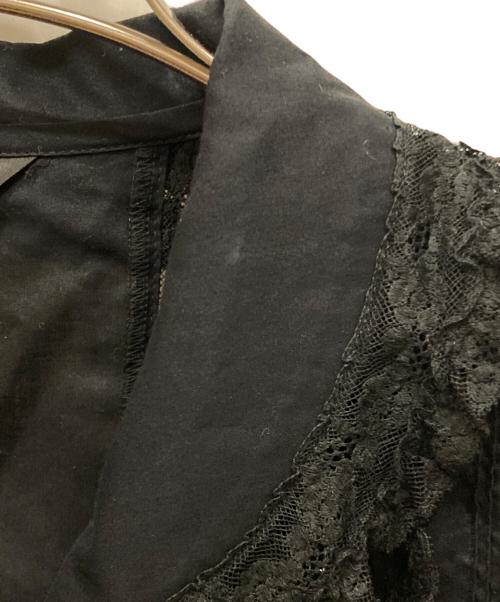 INGEBORG（インゲボルグ）INGEBORG (インゲボルグ) フランスレース使用ローンブラウス ブラック サイズ:不明の古着・服飾アイテム