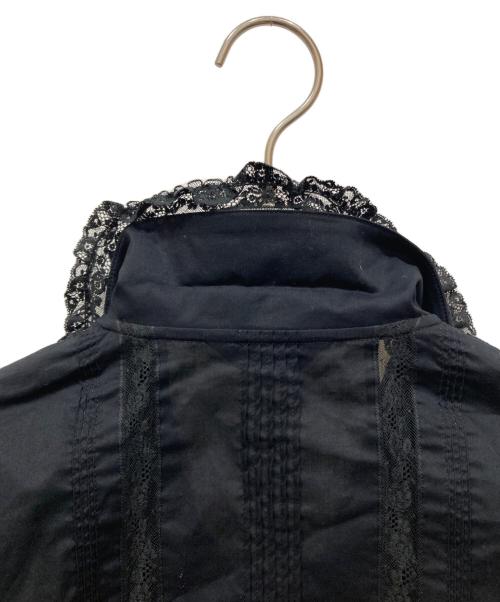 INGEBORG（インゲボルグ）INGEBORG (インゲボルグ) フランスレース使用ローンブラウス ブラック サイズ:不明の古着・服飾アイテム