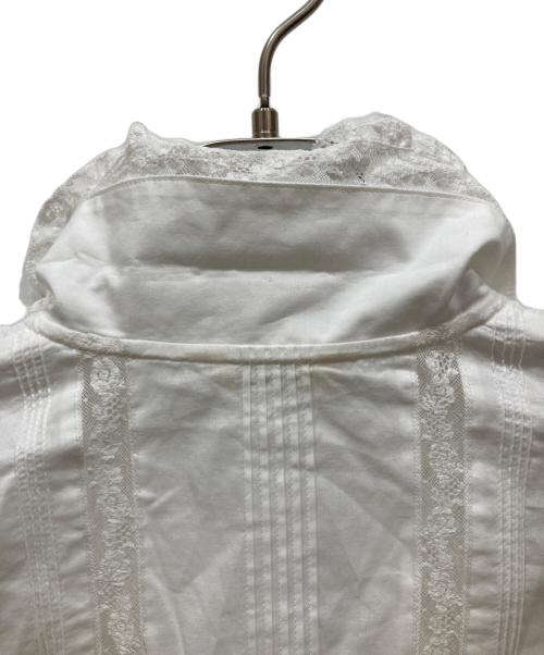 INGEBORG（インゲボルグ）INGEBORG (インゲボルグ) フランスレース使用ローンブラウス ホワイト サイズ:不明の古着・服飾アイテム