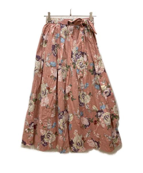 INGEBORG（インゲボルグ）INGEBORG (インゲボルグ) フラワークラウンpt.スカート ピンク サイズ:不明の古着・服飾アイテム