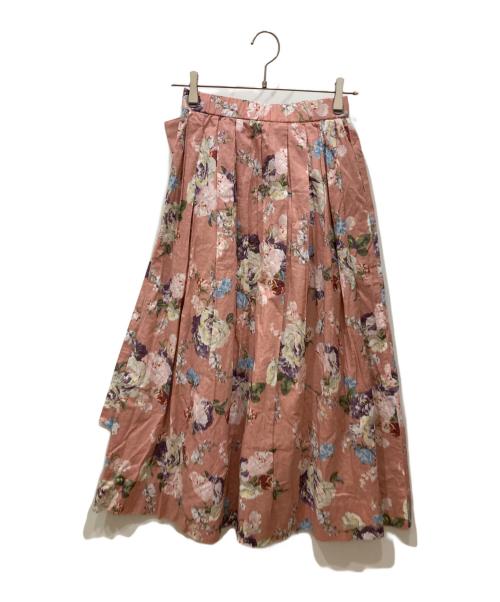 INGEBORG（インゲボルグ）INGEBORG (インゲボルグ) フラワークラウンpt.スカート ピンク サイズ:不明の古着・服飾アイテム