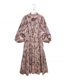 INGEBORG（インゲボルグ）の古着「フレンチピオニーpt.ワンピース」｜ピンク
