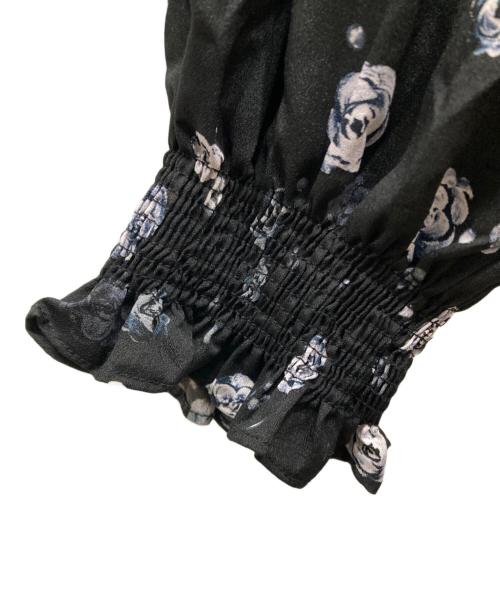 INGEBORG（インゲボルグ）INGEBORG (インゲボルグ) パールカメリアpt.ワンピース ブラック サイズ:SIZE 3の古着・服飾アイテム