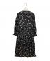 INGEBORG（インゲボルグ）の古着「パールカメリアpt.ワンピース」｜ブラック
