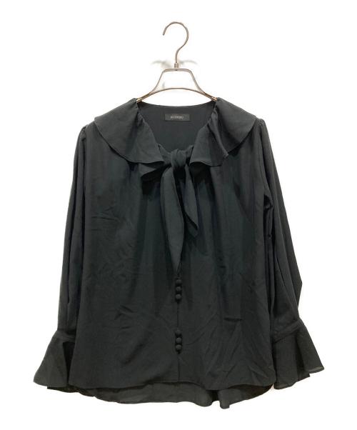 INGEBORG（インゲボルグ）INGEBORG (インゲボルグ) ブラウス ブラック サイズ:不明の古着・服飾アイテム