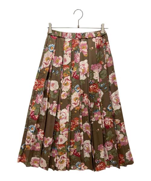 INGEBORG（インゲボルグ）INGEBORG (インゲボルグ) ロココpt.ランダムプリーツスカート ブラウン サイズ:SIZE 3の古着・服飾アイテム