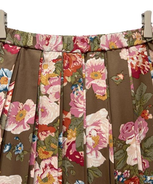 INGEBORG（インゲボルグ）INGEBORG (インゲボルグ) ロココpt.ランダムプリーツスカート ブラウン サイズ:SIZE 3の古着・服飾アイテム