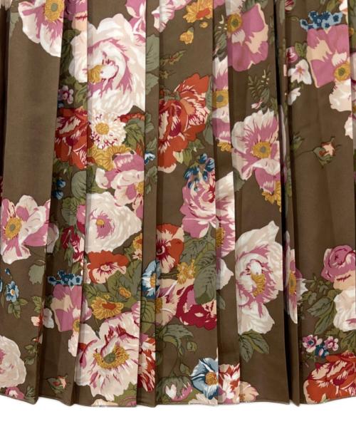 INGEBORG（インゲボルグ）INGEBORG (インゲボルグ) ロココpt.ランダムプリーツスカート ブラウン サイズ:SIZE 3の古着・服飾アイテム