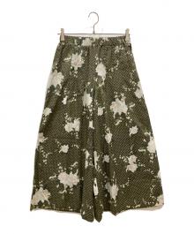 INGEBORG（インゲボルグ）の古着「くちなしスズランpt.ガウチョパンツ」｜カーキ