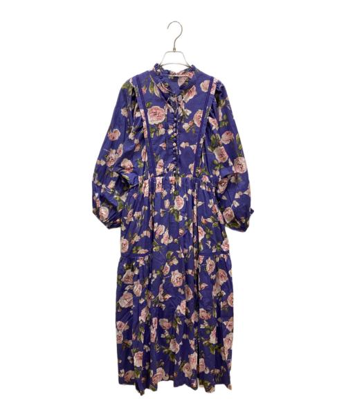 INGEBORG（インゲボルグ）INGEBORG (インゲボルグ) フレンチピオニーpt.ワンピース パープル サイズ:不明の古着・服飾アイテム