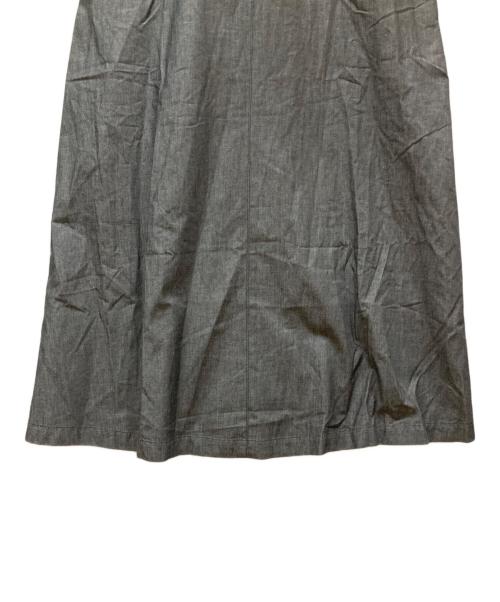 INGEBORG（インゲボルグ）INGEBORG (インゲボルグ) ライトデニムショールカラー付きワンピース ブラック サイズ:不明の古着・服飾アイテム