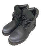 Timberland×JIMMY CHOOティンバーランド×ジミーチュウ）の古着「6 インチ プレミアム ブラック ブーツ ウィズ グリッター」｜ブラック